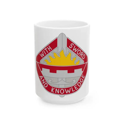 1401 Engineer Battalion (U.S. Army) White Coffee Mug 15oz - Go Mug Yourself