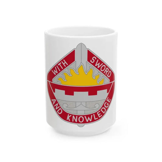 1401 Engineer Battalion (U.S. Army) White Coffee Mug 15oz - Go Mug Yourself