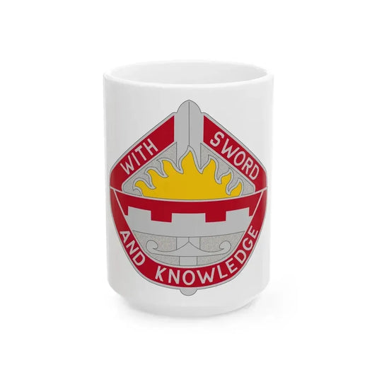 1401 Engineer Battalion (U.S. Army) White Coffee Mug 15oz - Go Mug Yourself