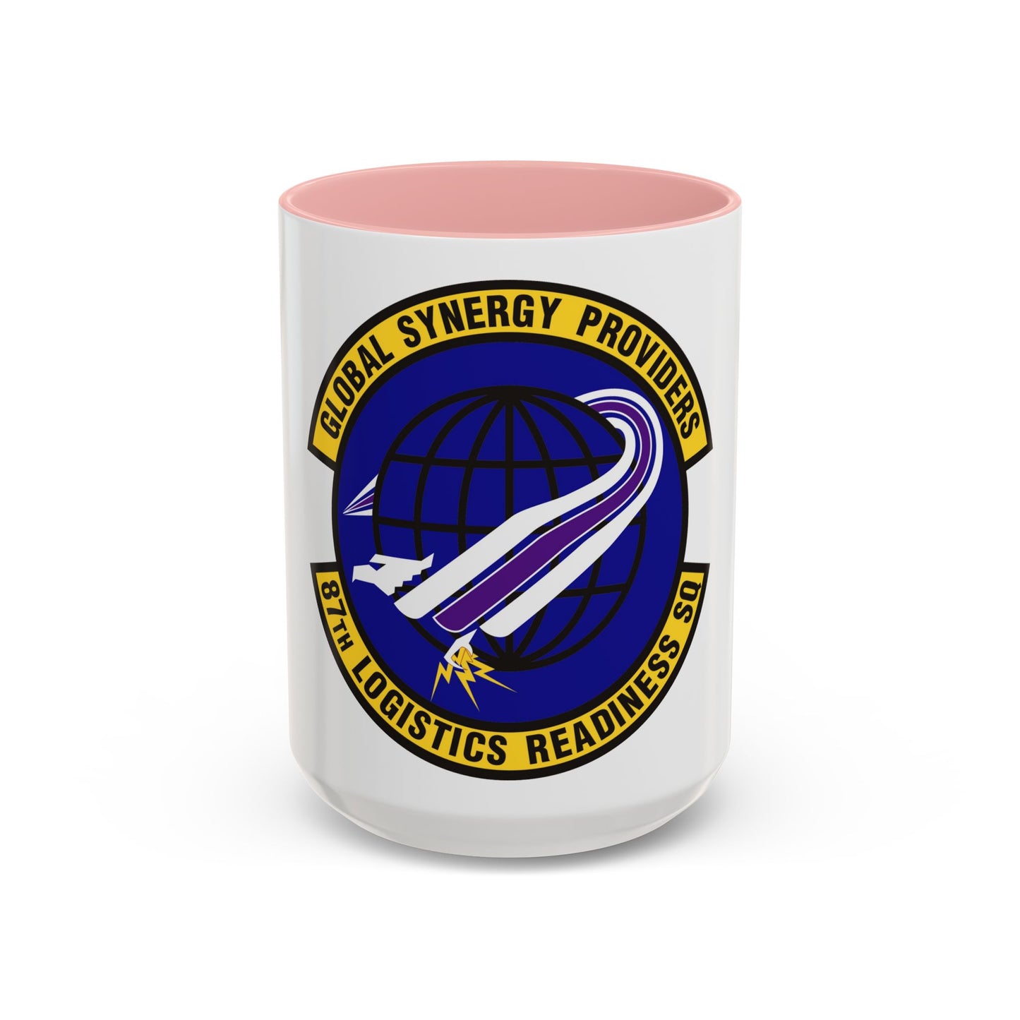 87 Logistics Readiness Squadron AMC (U.S. Air Force) Accent Coffee Mug