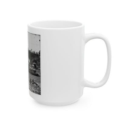 City Point, Va. Another Locomotive At The Same Point (U.S. Civil War) White Coffee Mug