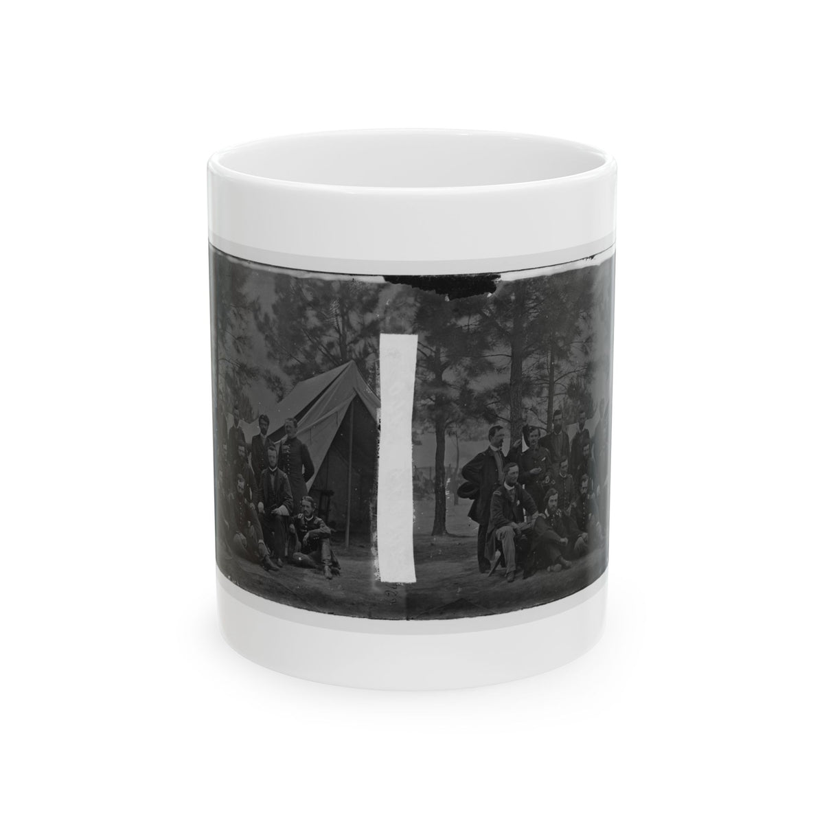 Harrison's Landing, Va. Members Of The Class Of 1860, U.S. Military Academy (U.S. Civil War) White Coffee Mug