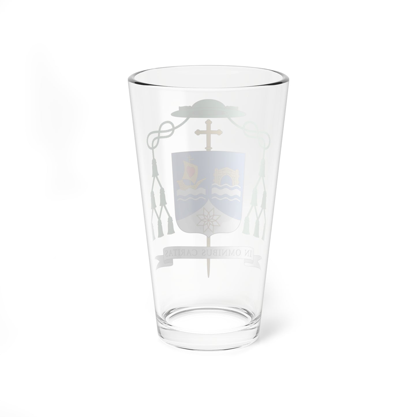 Escudo de Fernando García Cadiñanos (Spain) (Coat of Arms) Pint Glass 16oz