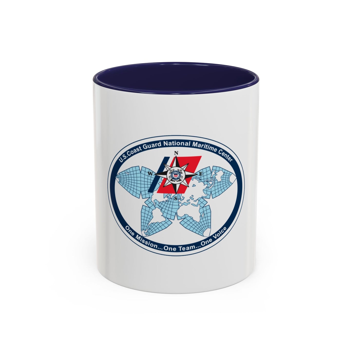 USCG National Matitime Center (U.S. Coast Guard) Accent Coffee Mug