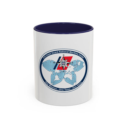 USCG National Matitime Center (U.S. Coast Guard) Accent Coffee Mug
