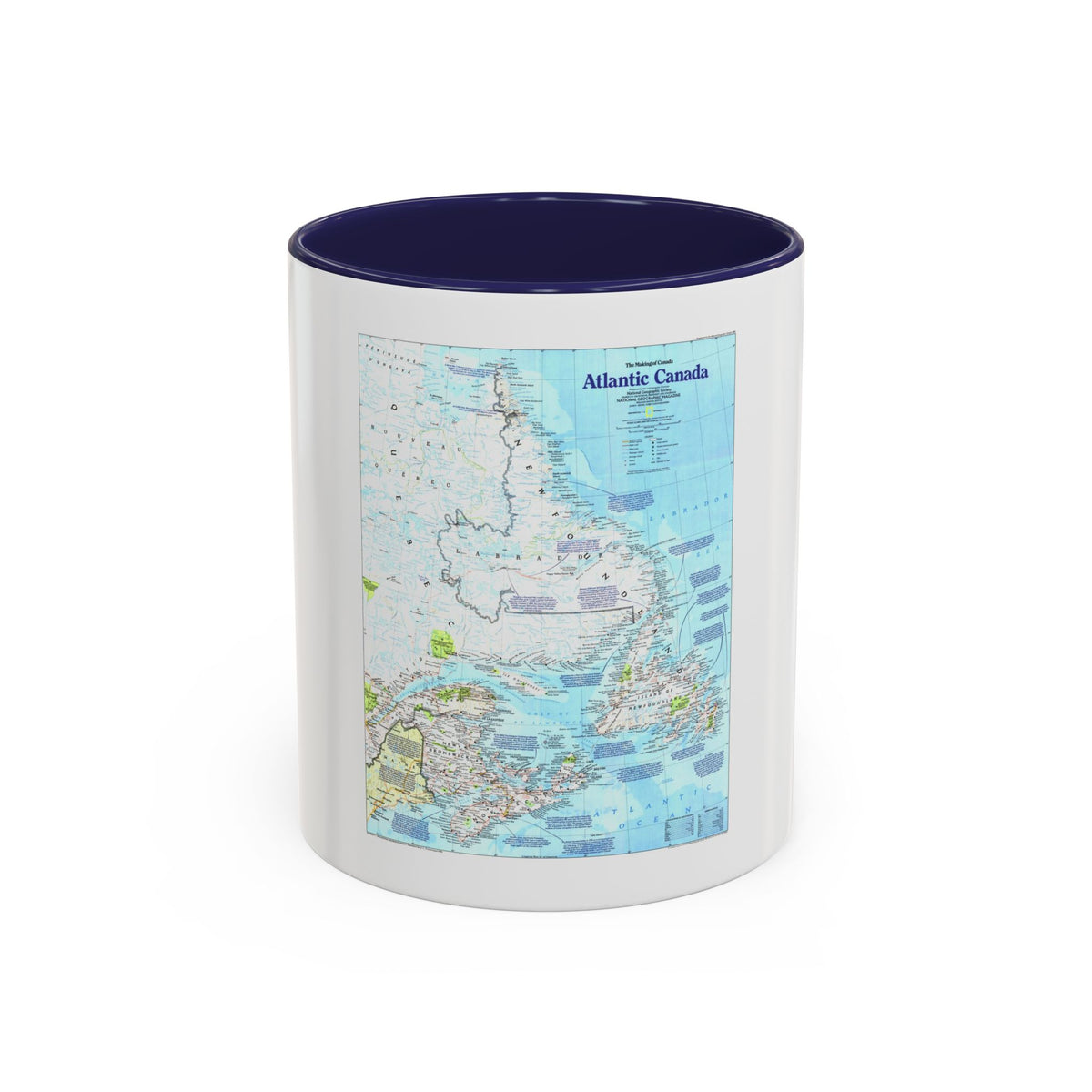 Canada - Atlantic 1 (1992) (Map) Accent Coffee Mug