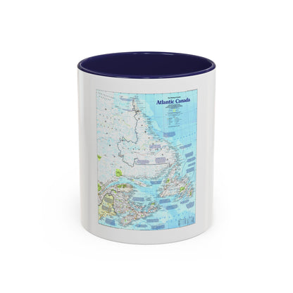 Canada - Atlantic 1 (1992) (Map) Accent Coffee Mug