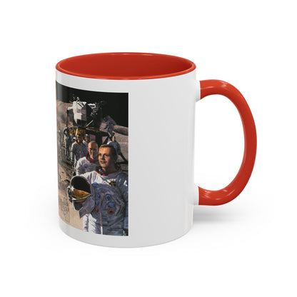 Space - Teammates in Mankind's Greatest Adventure (1973) (Map) Accent Coffee Mug