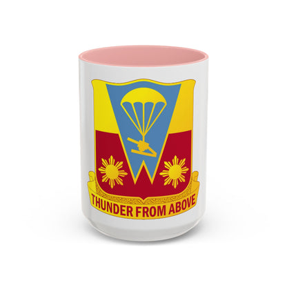 674th Airborne Field Artillery Battalion (U.S. Army) Accent Coffee Mug