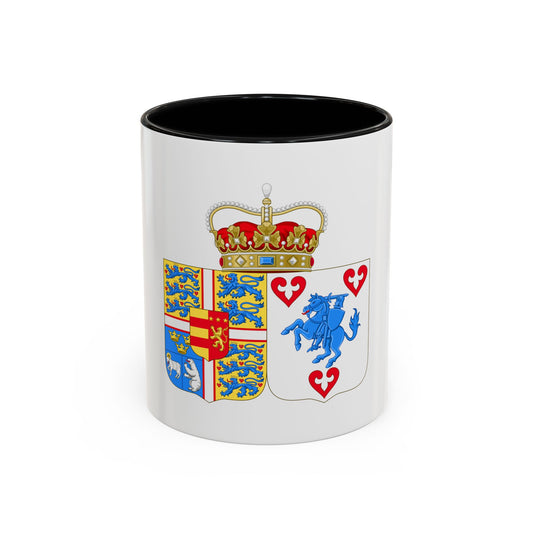 Coat of arms of Princess Marie of Denmark - Accent Coffee Mug