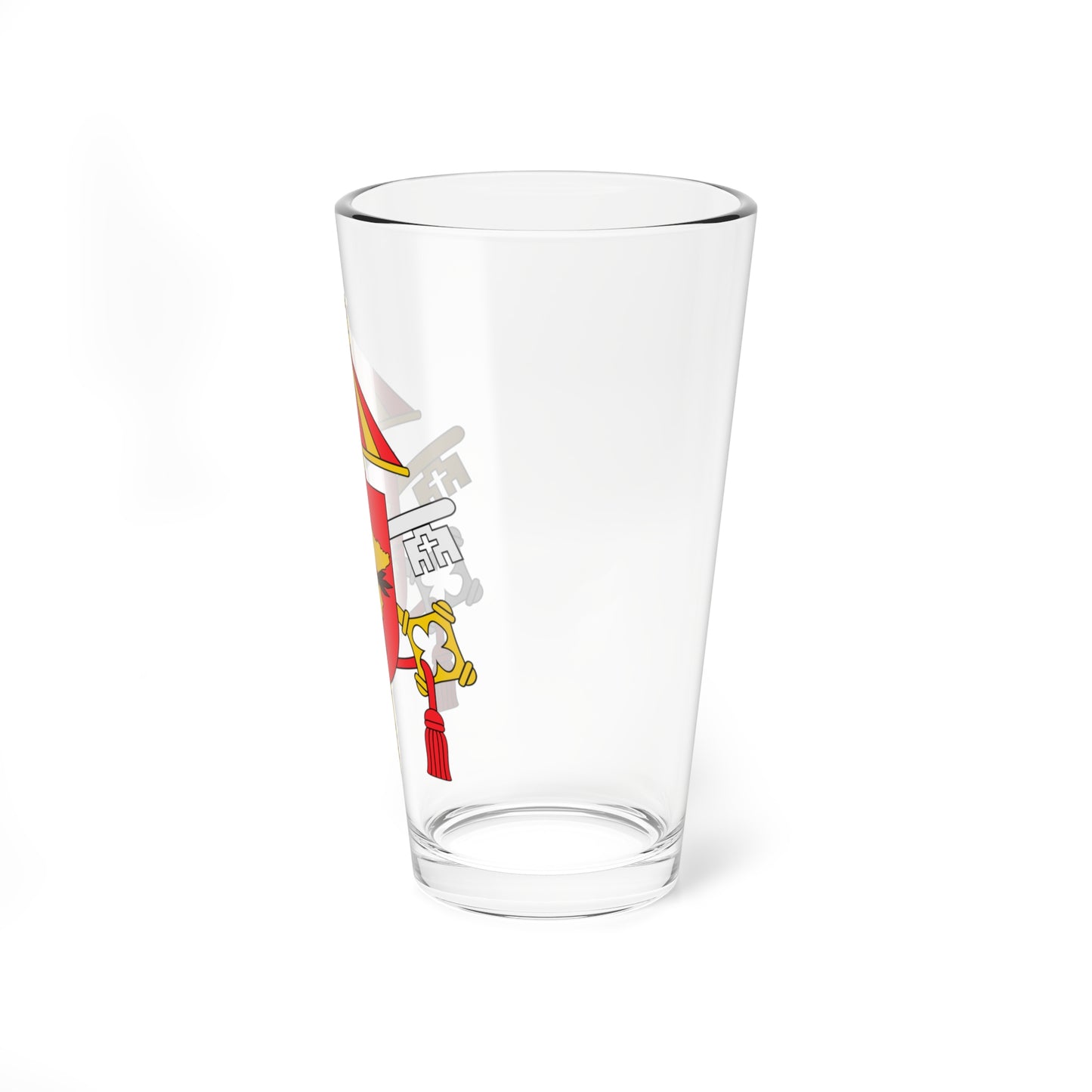 Escudo Basílica del Sagrado Corazón de Jesús de Getafe (Spain) (Coat of Arms) Pint Glass 16oz