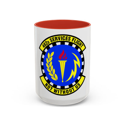482d Services Flight (U.S. Air Force) Accent Coffee Mug