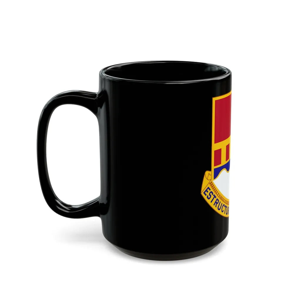 1402 Engineer Battalion (U.S. Army) Black Coffee Mug-Go Mug Yourself