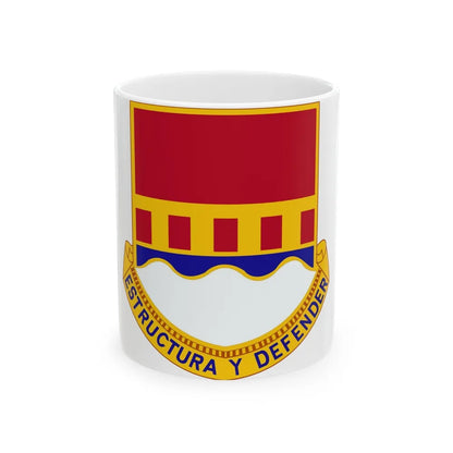 1402 Engineer Battalion (U.S. Army) White Coffee Mug-11oz-Go Mug Yourself