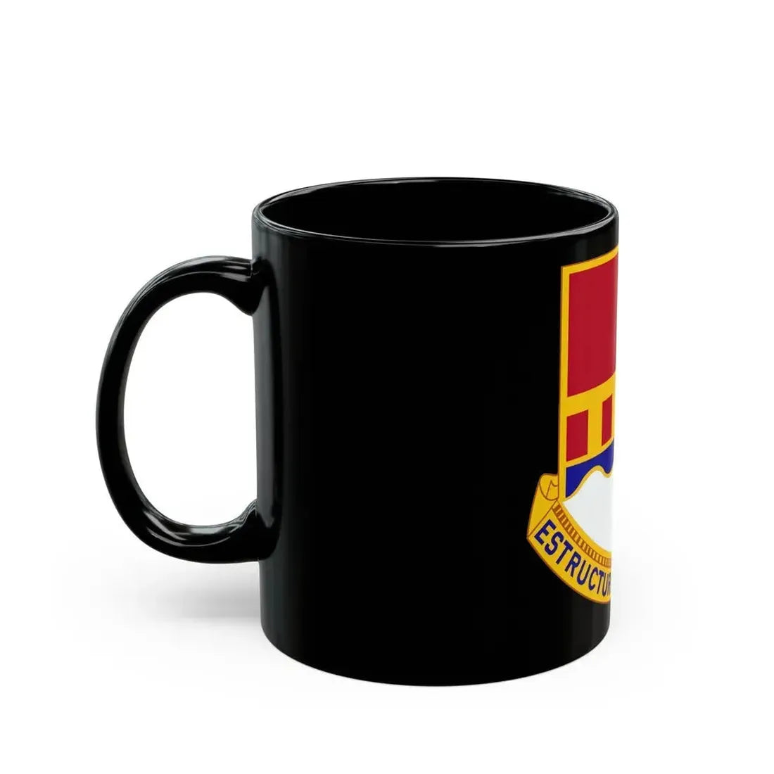 1402 Engineer Battalion (U.S. Army) Black Coffee Mug - Go Mug Yourself