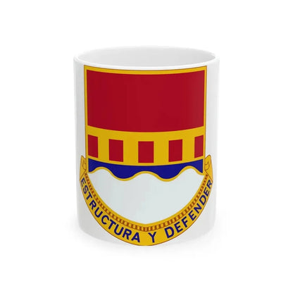 1402 Engineer Battalion (U.S. Army) White Coffee Mug 11oz - Go Mug Yourself