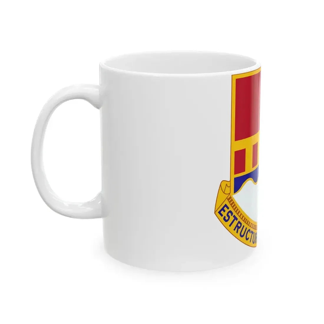 1402 Engineer Battalion (U.S. Army) White Coffee Mug - Go Mug Yourself