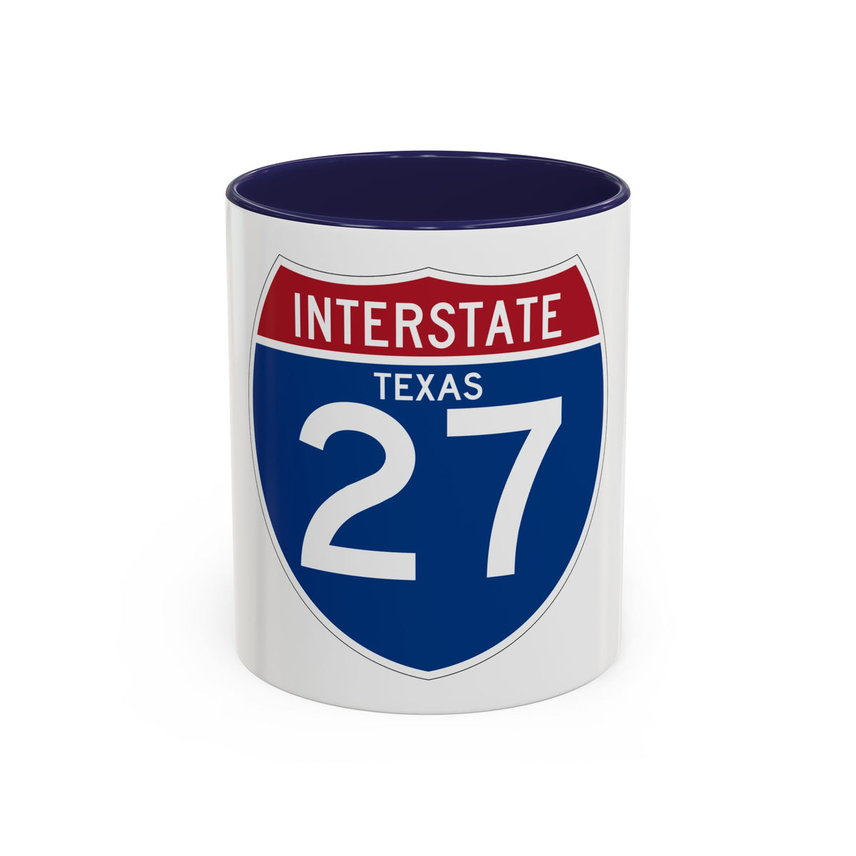 Interstate 27 (U.S. Highways) Accent Coffee Mug