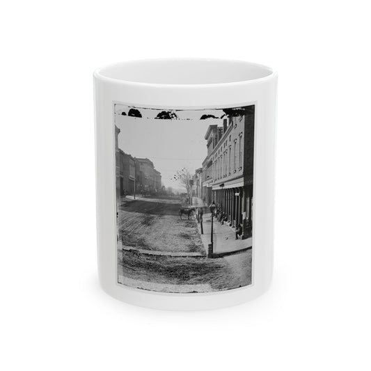 Atlanta, Georgia. Street View (U.S. Civil War) White Coffee Mug