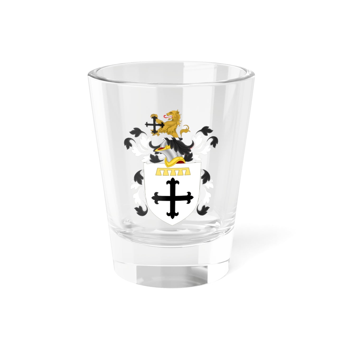 Coat of Arms of John Banister (United States) (Coat of Arms) Shot Glass 1.5oz