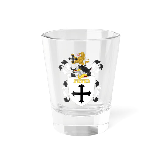 Coat of Arms of John Banister (United States) (Coat of Arms) Shot Glass 1.5oz