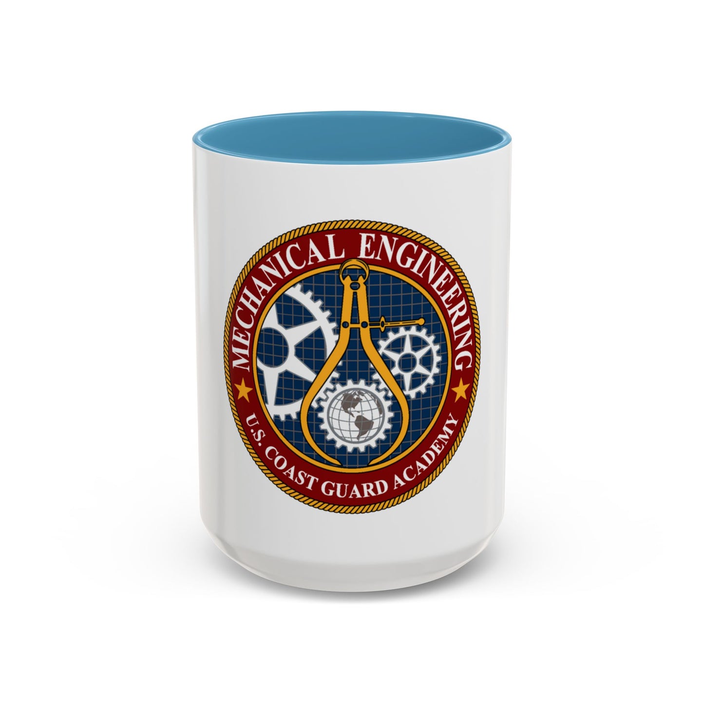 USCG Acad Mech Engineering (U.S. Coast Guard) Accent Coffee Mug