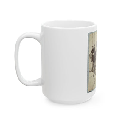 7th New York State Militia, Camp Cameron, D.C., 1861 028 (U.S. Civil War) White Coffee Mug