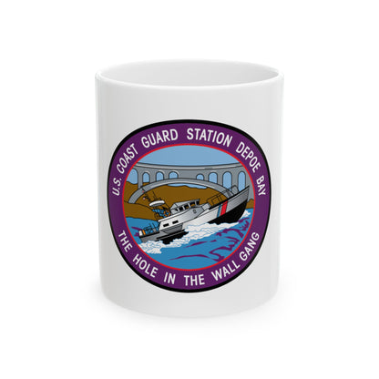 USCG Station Depoe Bay (U.S. Coast Guard) White Coffee Mug