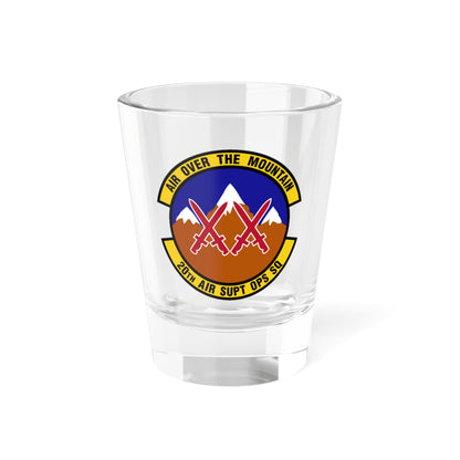 20 Air Support Operations Squadron ACC (U.S. Air Force) Shot Glass 1.5oz