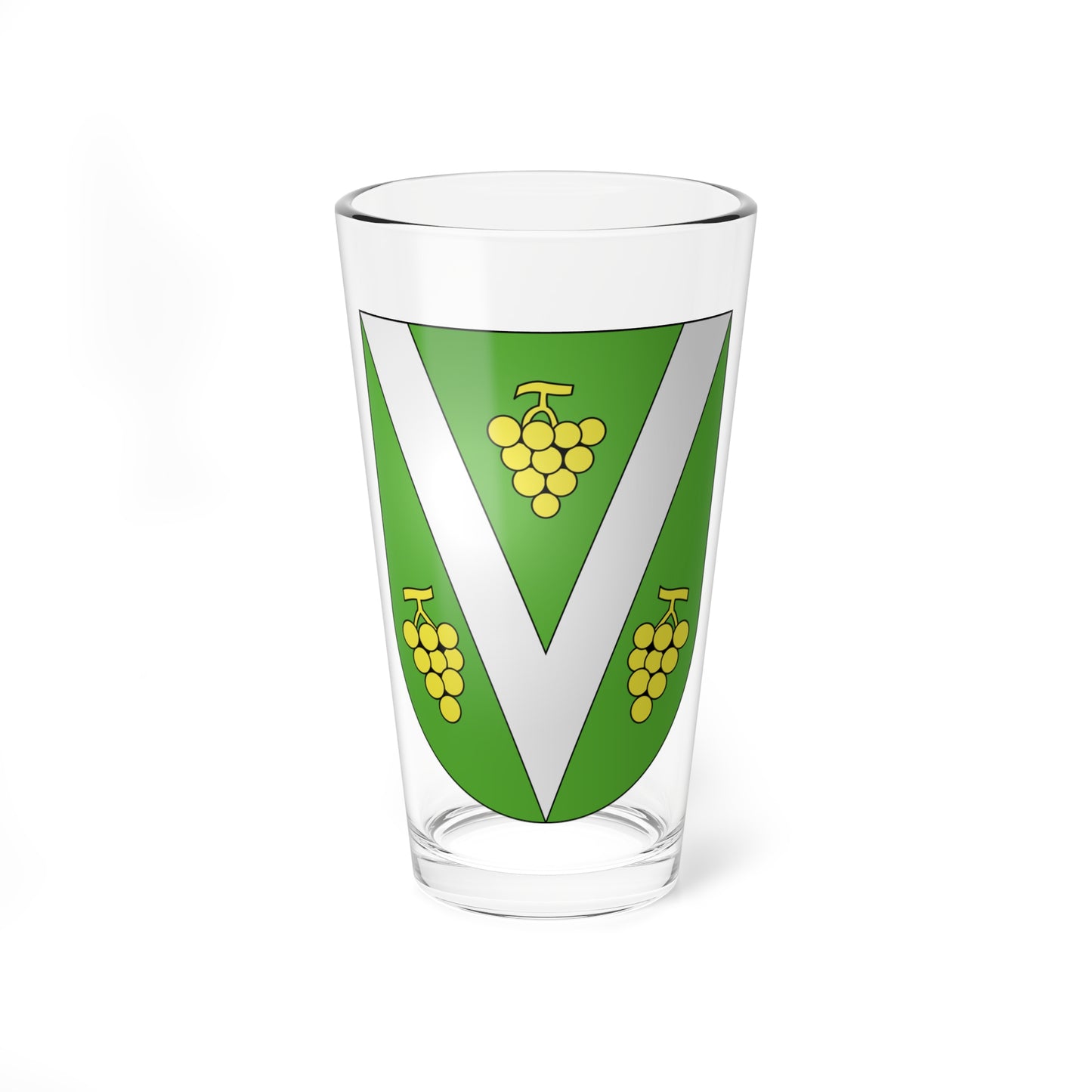 Vacallo-coat of arms (Switzerland) (Coat of Arms) Pint Glass 16oz