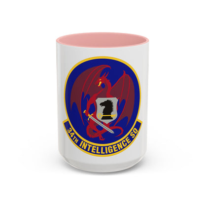 34th Intelligence Squadron (U.S. Air Force) Accent Coffee Mug