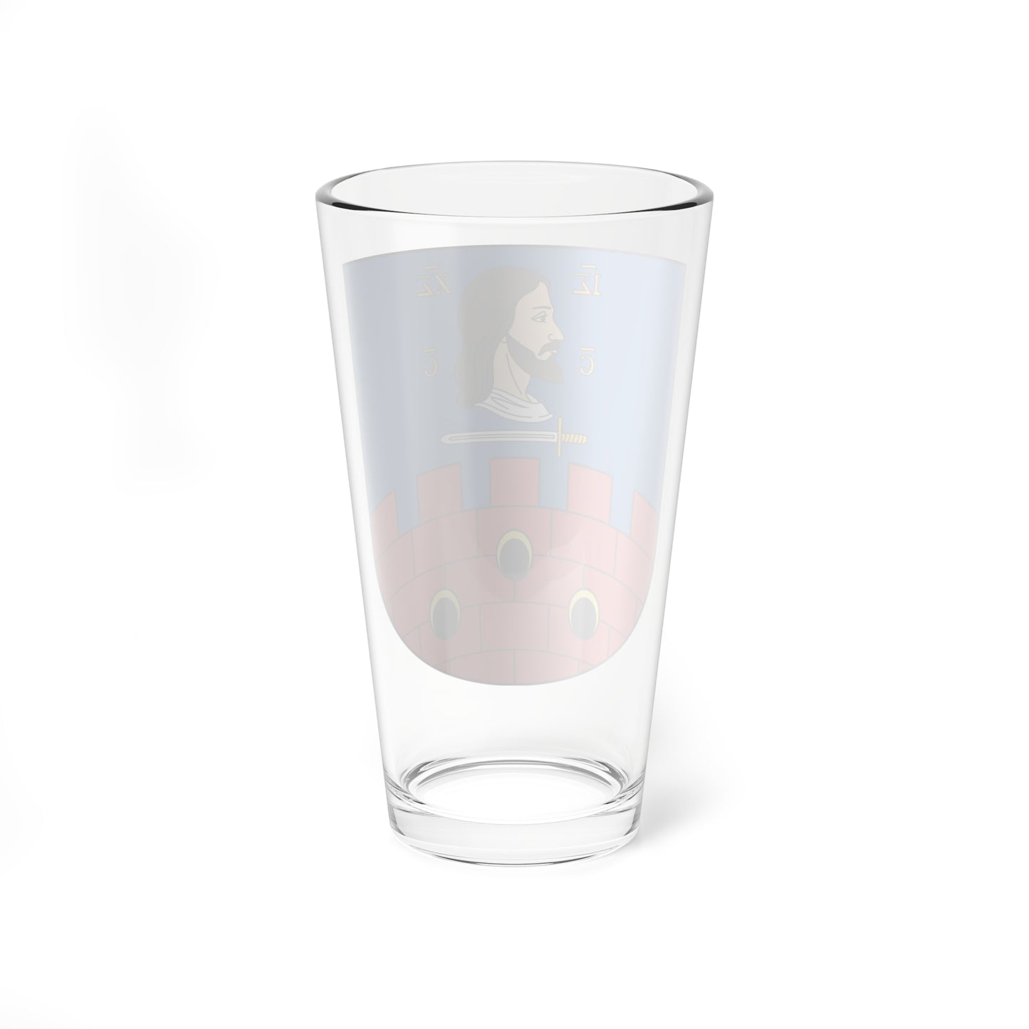 Coat of Arms of Viciebsk Rajon (Belarus) (Coat of Arms) Pint Glass 16oz