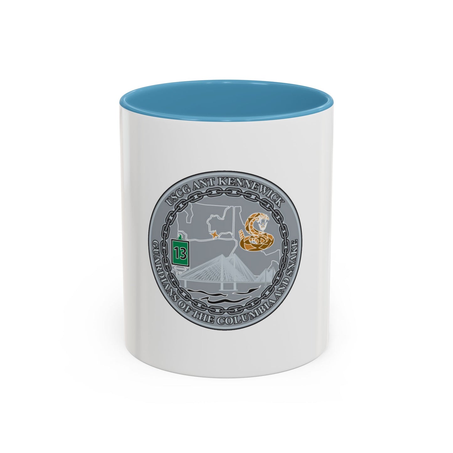 USCG ANT Kennewick (U.S. Coast Guard) Accent Coffee Mug