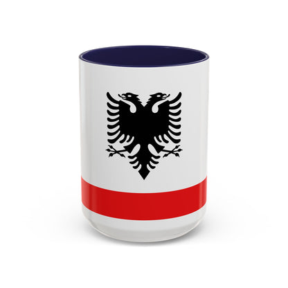 Naval Ensign of Albania - Accent Coffee Mug