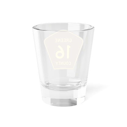 Greene County 16 NY (New York) (Road Sign) Shot Glass 1.5oz