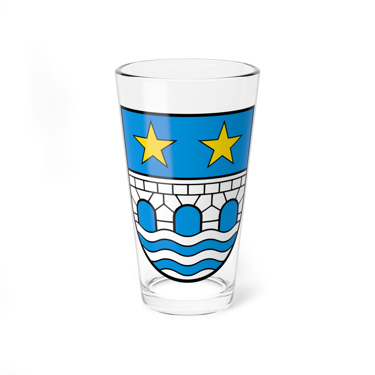 Wappen Muhen AG (Switzerland) (Coat of Arms) Pint Glass 16oz