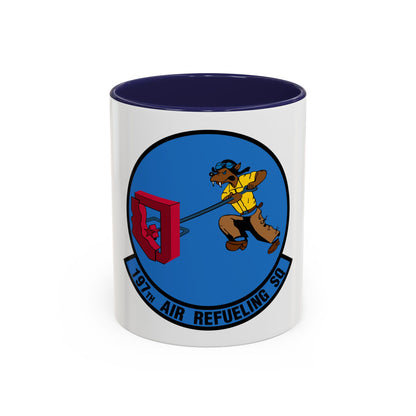 197 Air Refueling Squadron (U.S. Air Force) Accent Coffee Mug
