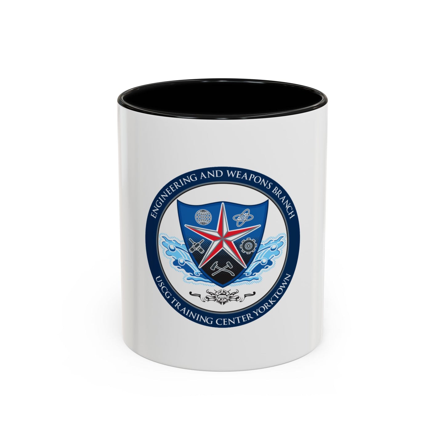 USCGC Training Yorktown (U.S. Coast Guard) Accent Coffee Mug