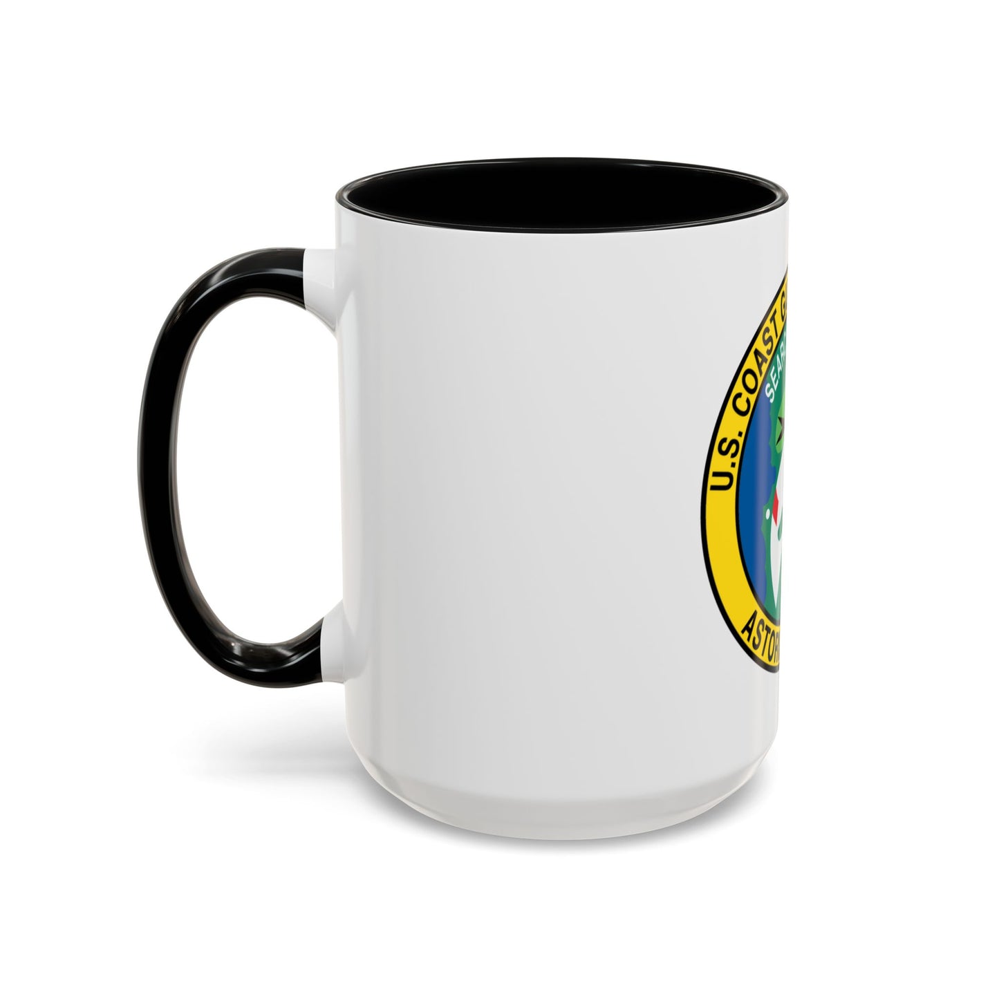 USCG Air Station Astoria (U.S. Coast Guard) Accent Coffee Mug
