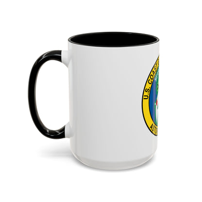 USCG Air Station Astoria (U.S. Coast Guard) Accent Coffee Mug