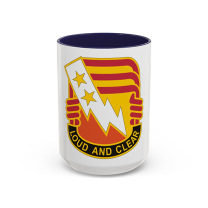 12 Signal Group (U.S. Army) Accent Coffee Mug