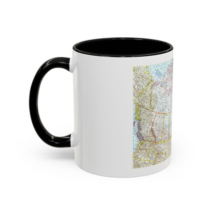 Canada (1961) (Map) Accent Coffee Mug