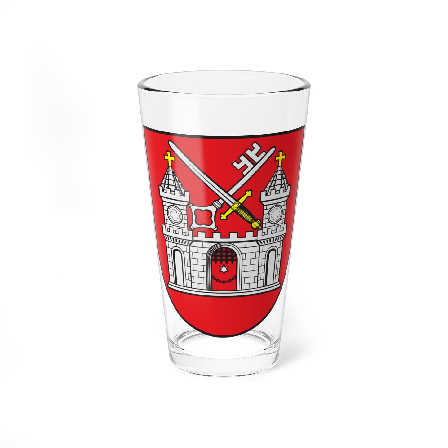 Tartu coat of arms (Estonia) (Coat of Arms) Pint Glass 16oz