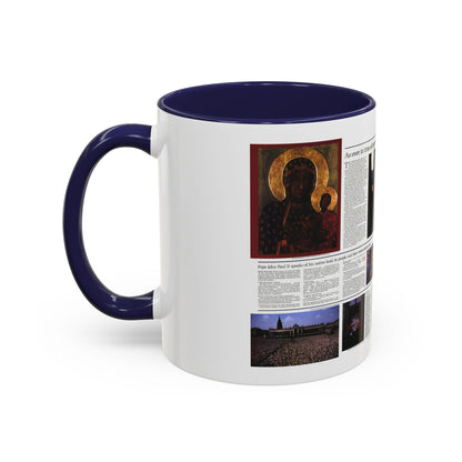 Poland - The Face and Faith 2 (1982) (Map) Accent Coffee Mug
