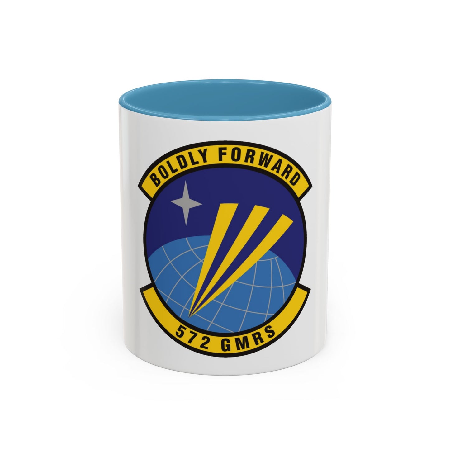 572d Global Mobility Readiness Squadron (U.S. Air Force) Accent Coffee Mug
