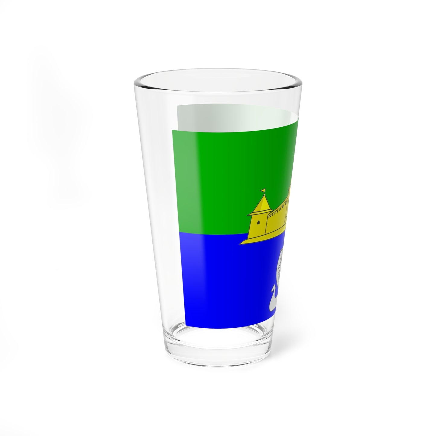 Flag Morozovka Leningrad oblast (Russia) Pint Glass 16oz