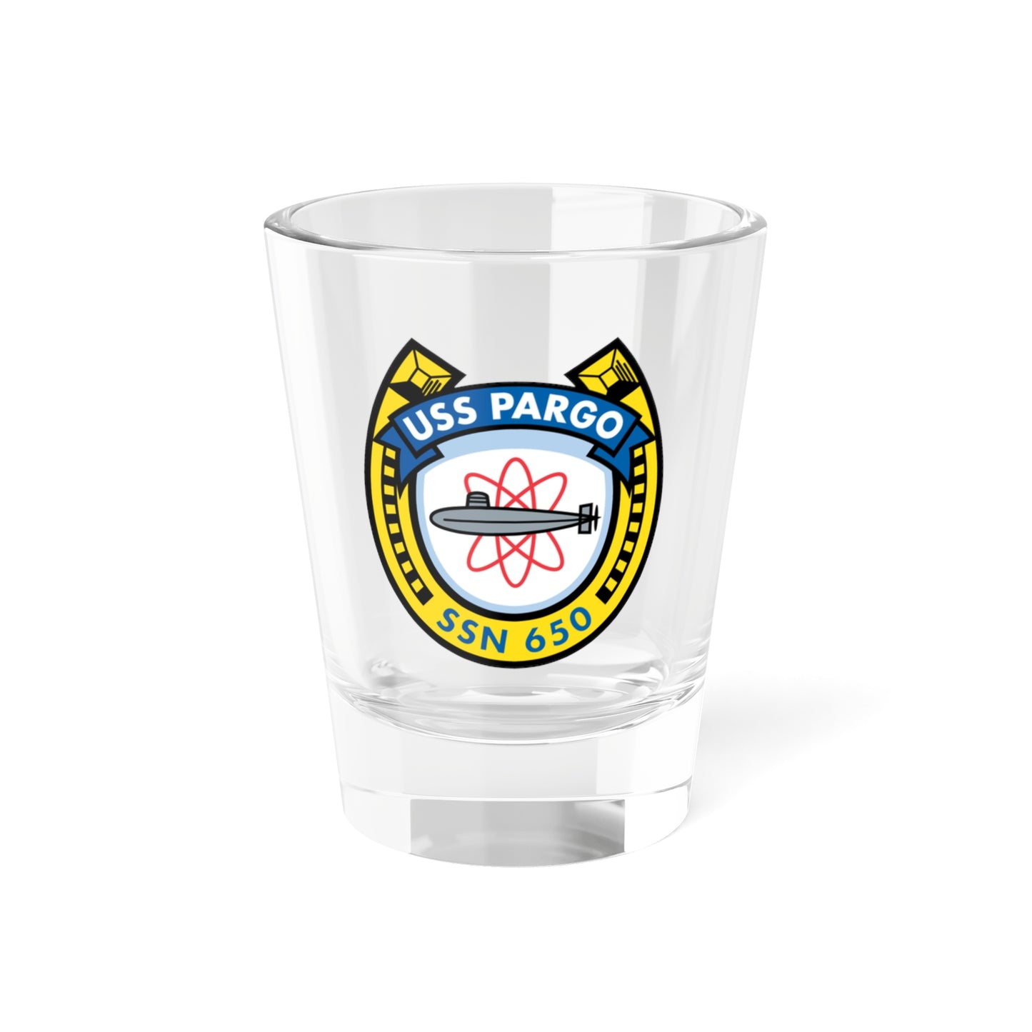 USS Pargo SSN 650 (U.S. Navy) Shot Glass 1.5oz