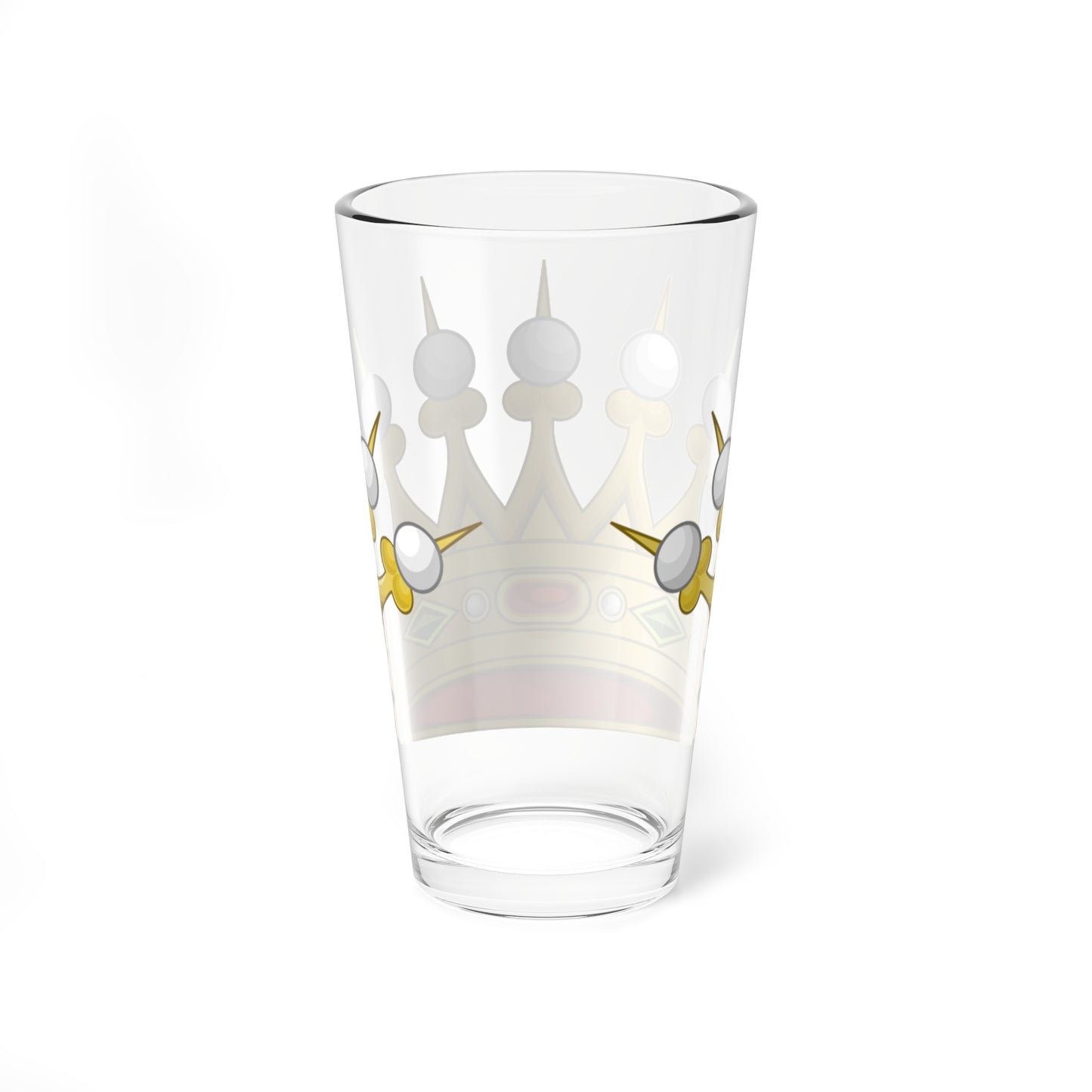 Corona normale di conte italiano variante (Italy) (Coat of Arms) Pint Glass 16oz