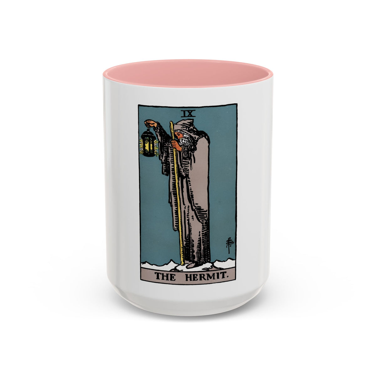 The Hermit (Tarot Card) Accent Coffee Mug