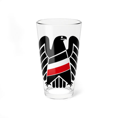 Der schwarze Kanal logo (Germany) (Coat of Arms) Pint Glass 16oz